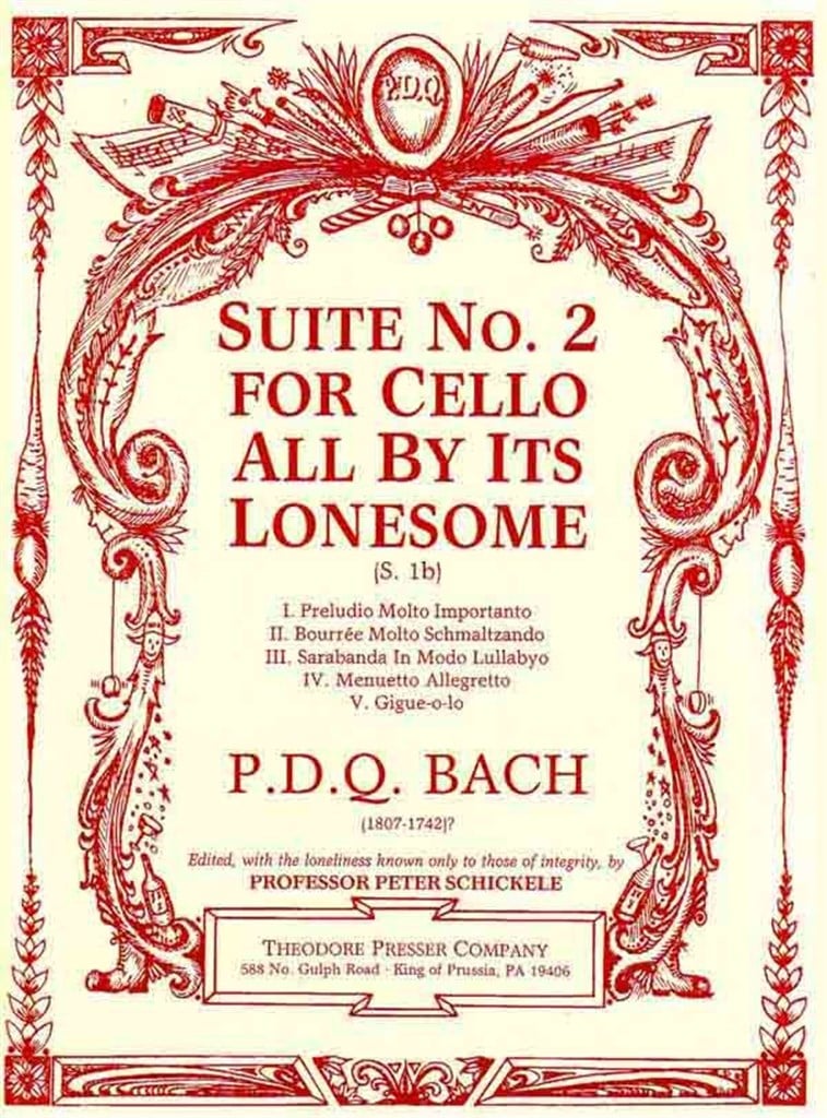 Suite No. 2 for Cello All By Its Lonesome